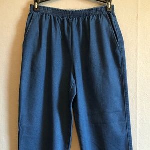 Alfred Dunner Classic Women's Straight Pull-On Jeans, Size 6 Petite